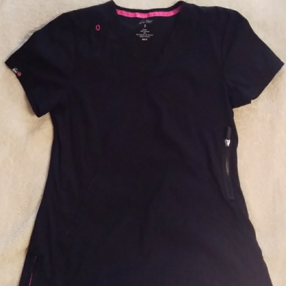 Koi Lite™ Scrubs Philosophy Mock Wrap Side Zipper